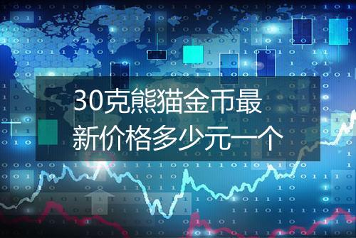 30克熊猫金币最新价格多少元一个