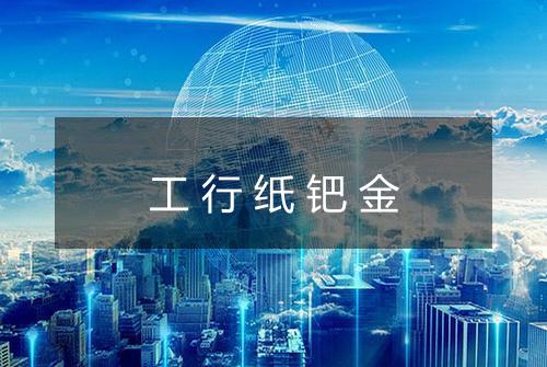 工行纸钯金