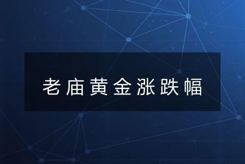 老庙黄金涨跌幅